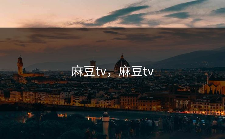 麻豆tv，麻豆tv